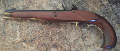 Harris Gun Works flintlock pistol back